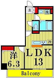 間取図画像 1LDK