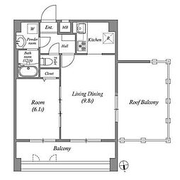 間取図画像 1LDK