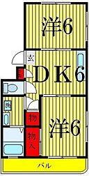 間取図画像 2DK
