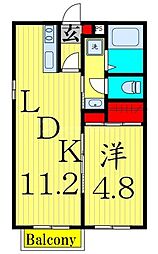 間取図画像 1LDK