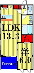 間取図画像 1LDK
