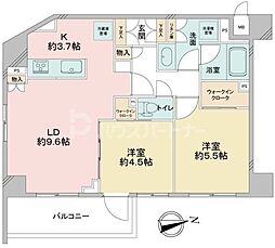 コンフォリア西新井 2LDKの間取図画像