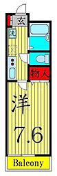 ルネス・K 1Kの間取図画像