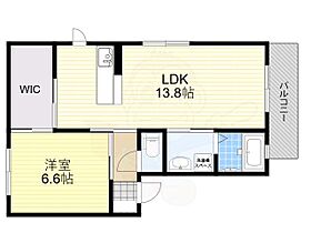 ローズヒルズ  ｜ 京都府木津川市州見台８丁目（賃貸アパート1LDK・2階・47.60㎡） その2