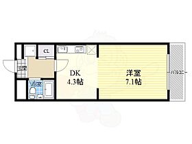 大和郡山リバティ六番館  ｜ 奈良県大和郡山市小泉町（賃貸マンション1DK・2階・26.27㎡） その2