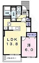 フリーデC  ｜ 奈良県大和郡山市筒井町960番1号（賃貸アパート1LDK・1階・45.89㎡） その2