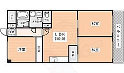 第6サンコウヒルズ東館 3LDKの間取図画像