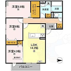 物件の間取り