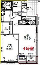 間取図画像 1LDK