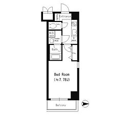 Rebinado・Piso 1Kの間取図画像