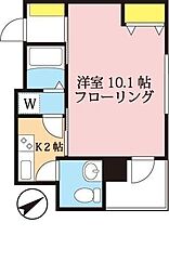 アース向ヶ丘 1Kの間取図画像