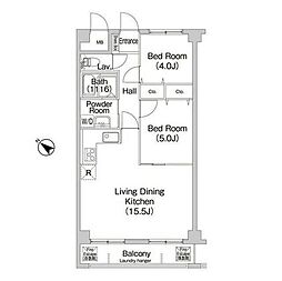 COMFORIAたまプラーザ 1SLDKの間取図画像