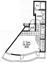 ライフゾーン梶ヶ谷・5 ワンルームの間取図画像
