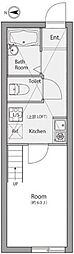 TMレジデンス 1Kの間取図画像