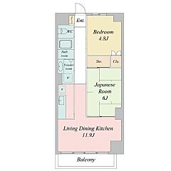 物件の間取り