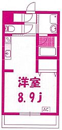 Sophia ワンルームの間取図画像