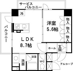 物件の間取り