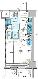LEXE梶ヶ谷 1Kの間取図画像