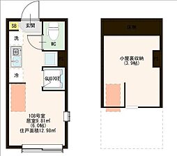 アーバンスカイ六郷 ワンルームの間取図画像