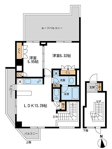 レジデンス白金コローレ 407｜東京都港区白金３丁目(賃貸マンション2LDK・4階・71.69㎡)の写真 その2