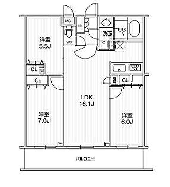 ＬＩＭＥ　ＲＥＳＩＤＥＮＣＥ　ＨＩＫＩＦＵＮＥ（ライムレジデ 514｜東京都墨田区東向島１丁目(賃貸マンション3LDK・5階・71.20㎡)の写真 その2