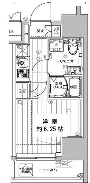 レガリス品川サウス 805｜東京都品川区北品川２丁目(賃貸マンション1K・8階・20.61㎡)の写真 その2