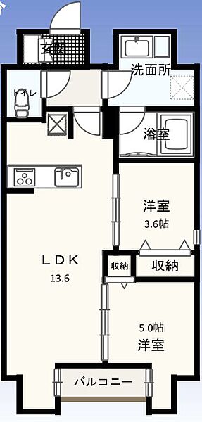 ダブルゲートタワー（W-gates Tower） 1003｜東京都品川区西五反田３丁目(賃貸マンション2LDK・10階・52.83㎡)の写真 その2