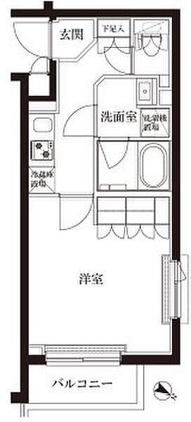 ルーブル蓮根弐番館 208｜東京都板橋区蓮根１丁目(賃貸マンション1K・2階・26.31㎡)の写真 その2