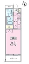 ブイミュージック蒲田 902 ｜ 東京都大田区蒲田４丁目46-4（賃貸マンション1K・9階・25.38㎡） その2