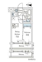 ラティエラ品川西大井 205 ｜ 東京都品川区西大井２丁目16-14（賃貸マンション1DK・2階・27.80㎡） その2