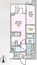 グランリビオ芝大門 703 ｜ 東京都港区芝大門１丁目11-8（賃貸マンション1DK・7階・32.19㎡） その2