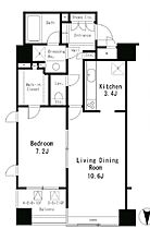 パークアクシス麻布仙台坂 201 ｜ 東京都港区南麻布１丁目4-3（賃貸マンション1LDK・2階・53.09㎡） その2