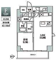 レジディア中延II 1301 ｜ 東京都品川区東中延２丁目9-6（賃貸マンション1LDK・13階・43.18㎡） その2