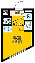 クレッシェンド平和島 502 ｜ 東京都大田区大森本町２丁目25-20（賃貸マンション1R・5階・12.08㎡） その2