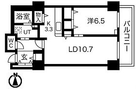 シティコート目黒4号棟 911 ｜ 東京都品川区上大崎２丁目10-34（賃貸マンション1LDK・9階・54.87㎡） その2