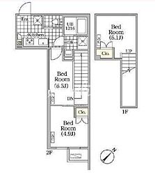 BRICKRESIDENCE目黒本町 3Kの間取図画像