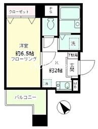 MAINSTAGECATHERINA恵比寿駅前 1Kの間取図画像
