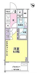 SIL西五反田 1Kの間取図画像