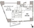 パークハビオ元麻布2階27.1万円