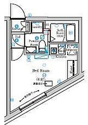 MindMusashi-Koyama ワンルームの間取図画像