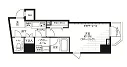 グランドコンシェルジュ麻布 1Kの間取図画像