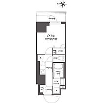 アルファプライム亀戸 1507 ｜ 東京都江東区亀戸（賃貸マンション1K・15階・25.08㎡） その2