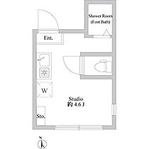 アーバンプレイス中野EAST 0103 ｜ 東京都中野区上高田（賃貸アパート1R・1階・10.12㎡） その2