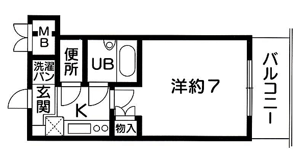 サンロードスクエアショウワ 409｜兵庫県加古川市平岡町新在家２丁目(賃貸マンション1K・4階・20.47㎡)の写真 その2