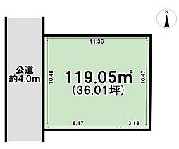 草加市氷川町　売地