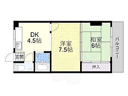 西川マンション 4階
