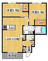 シャーメゾンレーベンB 102 ｜ 兵庫県高砂市中島3丁目（賃貸アパート2LDK・1階・57.62㎡） その2