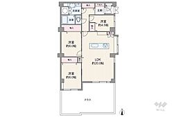 間取図画像 3LDK