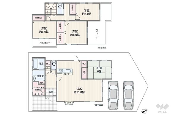 間取り 川西市けやき坂5丁目 一戸建て