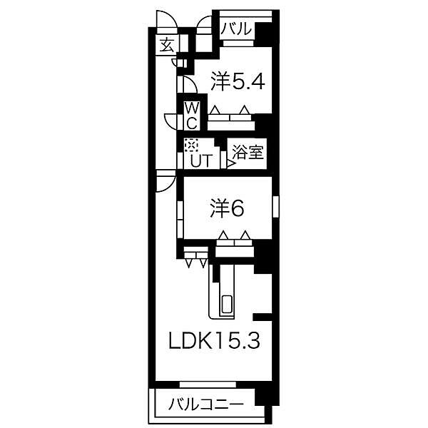 NR金山 ｜愛知県名古屋市中区平和1丁目(賃貸マンション2LDK・7階・62.89㎡)の写真 その2